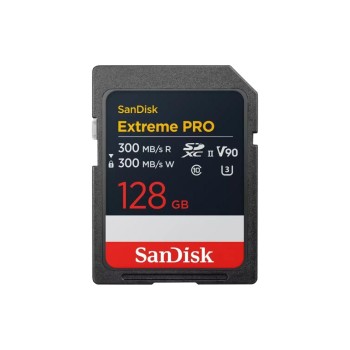SanDisk SDXC Card Extreme PRO UHS-II 128GB, lesen 300MB/sec, schreiben 300MB/s SanDisk SDXC Card Extreme PRO UHS-II 128GB, lesen 300MB/sec, schreiben 300MB/s