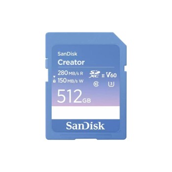 SanDisk Creator SDXC Card 512GB, UHS-II, lesen 280MB/sec, schreiben 150MB/s SanDisk Creator SDXC Card 512GB, UHS-II, lesen 280MB/sec, schreiben 150MB/s