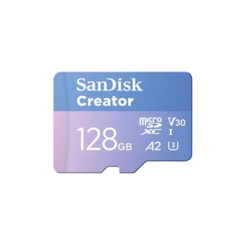 SanDisk Creator microSDXC Card 128GB, UHS-I, lesen 190MB/sec, schreiben 90MB/s SanDisk Creator microSDXC Card 128GB, UHS-I, lesen 190MB/sec, schreiben 90MB/s