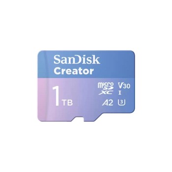 SanDisk Creator microSDXC Card 1TB, UHS-I, lesen 190MB/sec, schreiben 130MB/s SanDisk Creator microSDXC Card 1TB, UHS-I, lesen 190MB/sec, schreiben 130MB/s