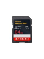SanDisk SDXC Card Extreme PRO 64GB, Lesen 200MB/s, Schreiben 90MB/s