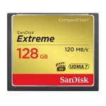 CF Card 128GB SanDisk, Extreme 800x, 120MB/sec, UDMA