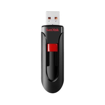 SanDisk USB Cruzer Glide 32GB, schwarz/rot USB 2.0, Schiebemechanismus SanDisk USB Cruzer Glide 32GB, schwarz/rot USB 2.0, Schiebemechanismus
