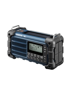 Radio de survie Sangean MMR-99DAB+ Bleu, DAB+ et FM, solaire et accu