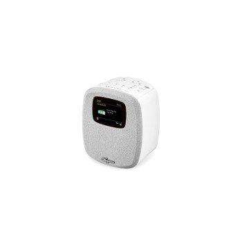Sangean DCR-83 White, Radiowecker mit DAB+, 2 Alarm, Sleep, Licht