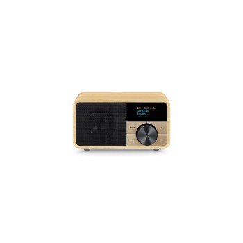 Sangean DDR-7 Natural Wood, Modernes DAB+/FM-Radio, AUX, BT