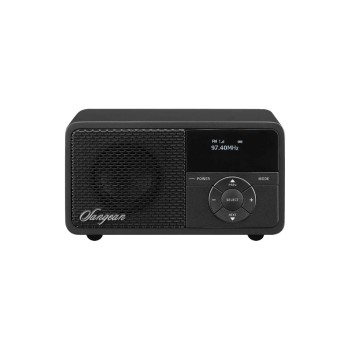 Sangean DDR-7X Black, Tragbares DAB+-Radio, Echtholzgehäuse, Akku