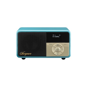 Sangean DDR-7X Black, Tragbares DAB+-Radio, Echtholzgehäuse, Akku