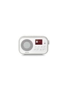 Sangean DPR-42BT White-Grey, DAB+/FM-Radio, 40 Senderspeicher, 4x AA