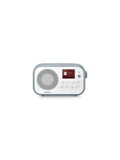Sangean DPR-42BT White-Stone Blue, DAB+/FM-Radio, 40 Senderspeicher, 4x AA