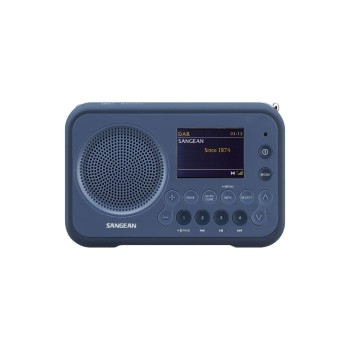 Sangean DPR-76 BT Dark Blue, Kompaktes DAB+/FM-Radio, BT, 40 Speicher