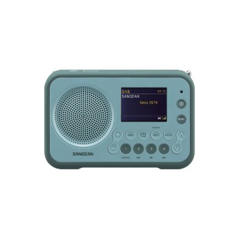 Sangean DPR-76 BT Light blue, Kompaktes DAB+/FM-Radio, BT, 40 Speicher