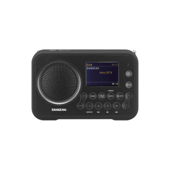 Sangean DPR-76 BT Metal Grey, Kompaktes DAB+/FM-Radio, BT, 40 Speicher