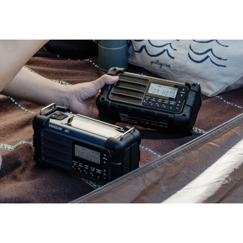 Radio de survie Sangean MMR-99DAB+ Bleu, DAB+ et FM, solaire et accu