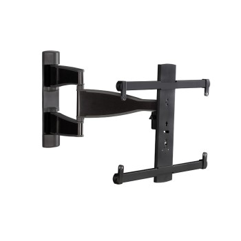 Sanus VMF720-B2, Schwenkbar, Metall gebürstet, Schwarz