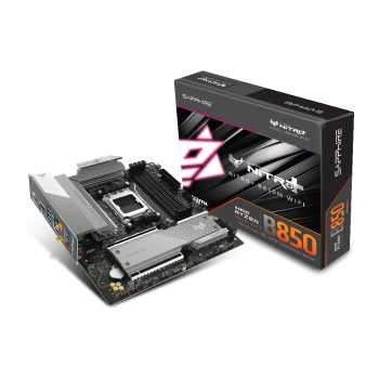 Sapphire NITRO+ B850M WIFI, mATX, AM5, AMD B850, 4x DDR5, PCIe 5.0, 2.5G, WIFI6