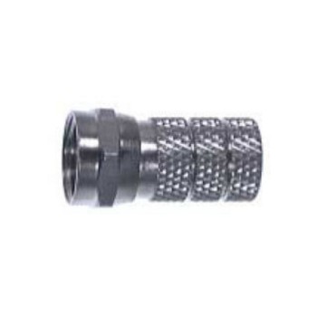 Satelliten F-Stecker 5.2mm 10er-Pack, Ausführung Metall, vernickelt Satelliten F-Stecker 5.2mm 10er-Pack, Ausführung Metall, vernickelt