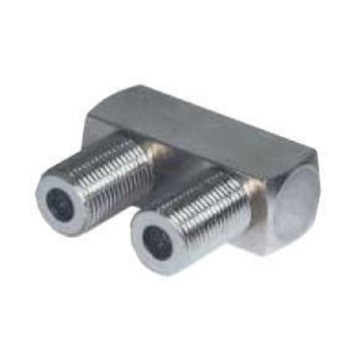 F-Kupplung for Dosenmontage, Ausführung Metall, vernickelt, 10er-Pack F-Kupplung for Dosenmontage, Ausführung Metall, vernickelt, 10er-Pack