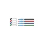 Schneider Stylo bille Slider 1 mm, Assorti, 4 pièces