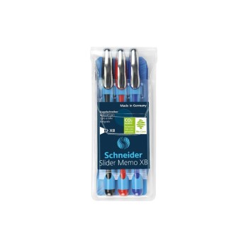 Schneider Stylo bille Memo Ensemble de 3 Schneider Stylo bille Memo Ensemble de 3