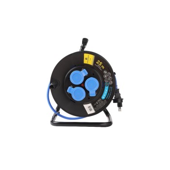 cablerolle Kunststoff T13 IP55 25m BAUFLEX, N07V3V3-F 3G1.5mm2 3xT13 Steckdosen IK08 cablerolle Kunststoff T13 IP55 25m BAUFLEX, N07V3V3-F 3G1.5mm2 3xT13 Steckdosen IK08