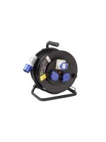 cablerolle Kunstsoff CEE 3P IP44 30m, H07RN-F 3G1.5mm2 1xCEE16/3 2xT23
