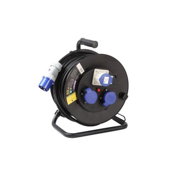 cablerolle Kunstsoff CEE 3P IP44 30m, H07RN-F 3G1.5mm2 1xCEE16/3 2xT23 cablerolle Kunstsoff CEE 3P IP44 30m, H07RN-F 3G1.5mm2 1xCEE16/3 2xT23
