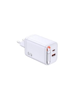 Schönenberger Chargeur mural USB Sortie: USB-C / USB-A: 67W PD, blanc