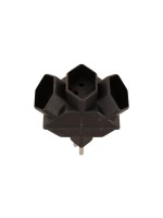 Schönenberger Abzweigstecker 3xT13, with Kinderschutz, black 