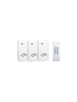 Schönenberger Funkschalter Set Indoor, 3er Set, 25m Reichw, Freq 433.92 MHz, ws