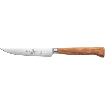 Universalmesser geschmiedet Olivenholz, Schwertkrone - Made in Solingen