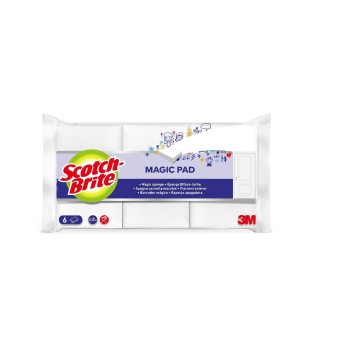 3M Scotch-Brite Flecken-Radierer, weiss, 6 Stück