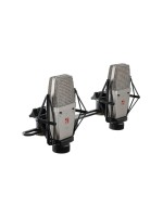 sE Electronics T2 Paire stéréo, grande membrane, membrane en titane, argent