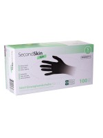 SecondSkin Nitril-Handschuhe S, black , 100 Stk
