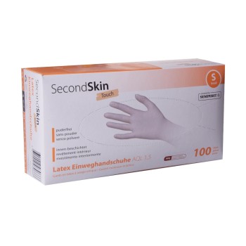 SecondSkin Latexpuderfrei Einweghandschuh S, 1 VP à 100 Stück SecondSkin Latexpuderfrei Einweghandschuh S, 1 VP à 100 Stück
