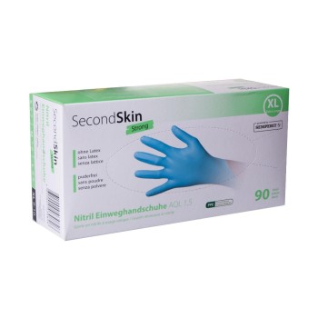 SecondSkin Nitrili Einweghandschuh XL, 1 VP à 100 Stück