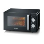 Severin Four à micro-ondes grill MW 7762 Noir/Argenté