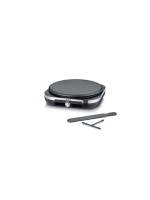 Severin CM2199 Plaque de cuisson XXL en acier inoxydable noir