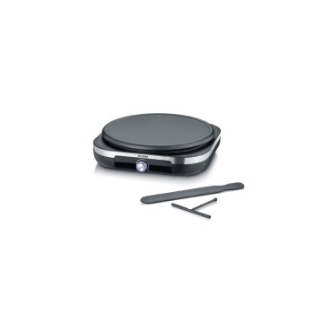 Severin CM2199 Plaque de cuisson XXL en acier inoxydable noir