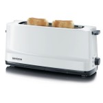 Severin Automatik-Langschlitztoaster Start, mit integriertem Brötchen-Röstaufsatz