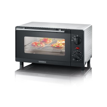 Severin Mini Back- and Toastofen 800 W, Volumen 9 Liter, 60 Minuten Timer Severin Mini Back- and Toastofen 800 W, Volumen 9 Liter, 60 Minuten Timer