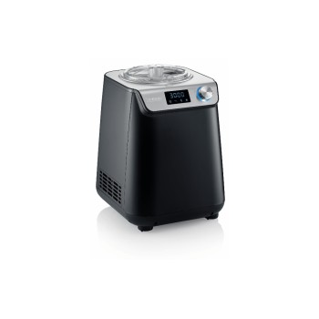 Severin Machine à glace EZ 7407 1.2 l, Noir/Argenté