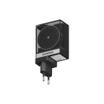 Sharge Chargeur mural USB Rétractable 65 Noir