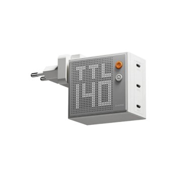 Sharge Ladegerät PIXEL 140, 140W, white, 3x USB-C, PD3.1, GaN, Punktmatrix-Display