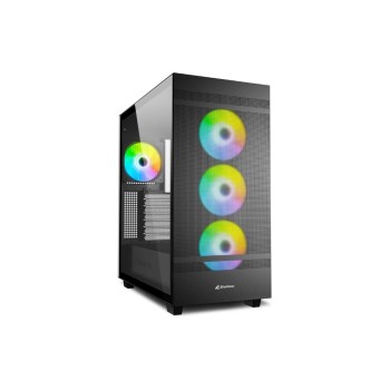 Sharkoon C50 BLACK RGB, ATX, 2x U3, 1x Type-C, 4x 120 ARGB PWM Sharkoon C50 BLACK RGB, ATX, 2x U3, 1x Type-C, 4x 120 ARGB PWM