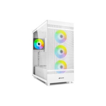 Sharkoon C50 WHITE RGB, ATX, 2x U3, 1x Type-C, 4x 120 ARGB PWM Sharkoon C50 WHITE RGB, ATX, 2x U3, 1x Type-C, 4x 120 ARGB PWM