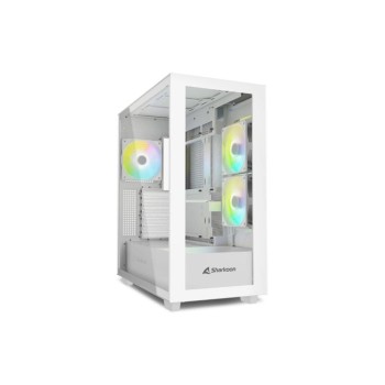 Sharkoon Rebel C60 White RGB, ATX, 2x U3, 1x Type-C, TG, 4x 120 ARGB PWM Sharkoon Rebel C60 White RGB, ATX, 2x U3, 1x Type-C, TG, 4x 120 ARGB PWM