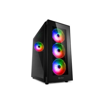 Sharkoon TG5 Pro RGB, ATX, 2x U2, 2x U3, TG, 4x 120 ARGB Ring Fan Sharkoon TG5 Pro RGB, ATX, 2x U2, 2x U3, TG, 4x 120 ARGB Ring Fan