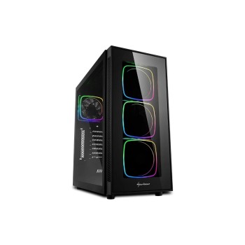 Sharkoon TG6 RGB, ATX, 2x U2, 2x U3, TG, 4x 120 ARGB Ring Fan Sharkoon TG6 RGB, ATX, 2x U2, 2x U3, TG, 4x 120 ARGB Ring Fan