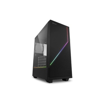 Sharkoon RGB FLOW, ATX, 2x U3, 1x U2, 1x 120, Tempered Glass Sharkoon RGB FLOW, ATX, 2x U3, 1x U2, 1x 120, Tempered Glass